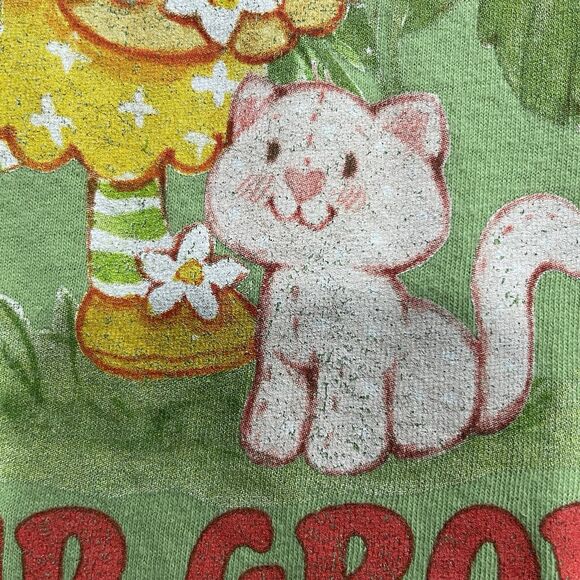 Strawberry Shortcake Kindness Helps Friendship Grow Green Graphic Tee Size XS - Picture 4 of 8